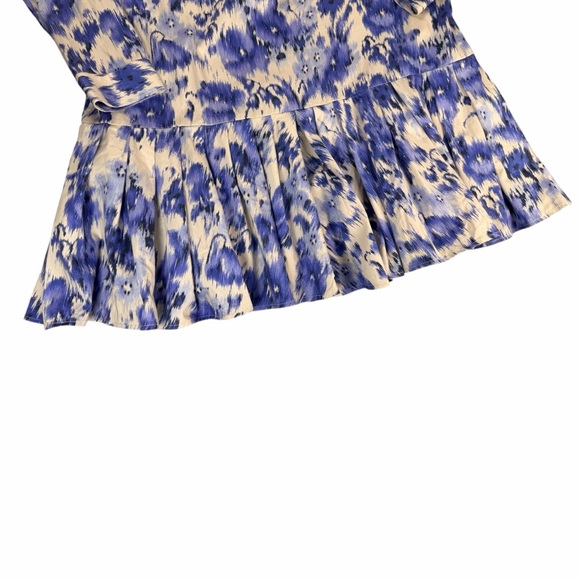 Tuckernuck Women's Long Sleeve Tate Mini Dress In “Blue Iris Breeze” Size Medium - Picture 9 of 11